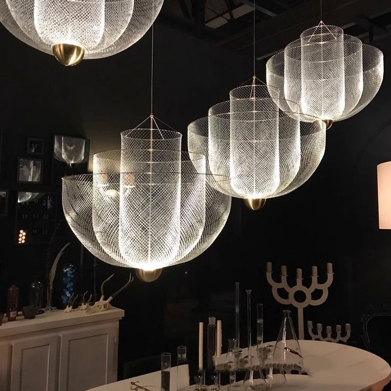 Nordic Grid Designer Kreative und einzigartige Form Kunst Dekorative Pendelleuchte
