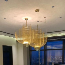 Nordic Grid Designer Kreative und einzigartige Form Kunst Dekorative Pendelleuchte
