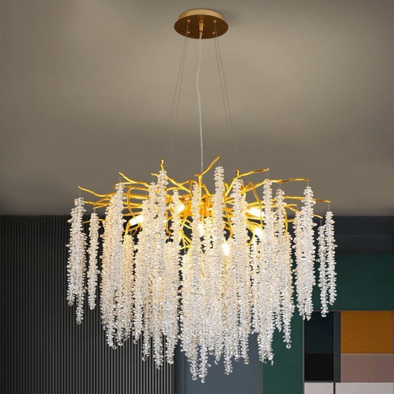 Modernes, exquisites Kristall-Kronleuchterlicht
