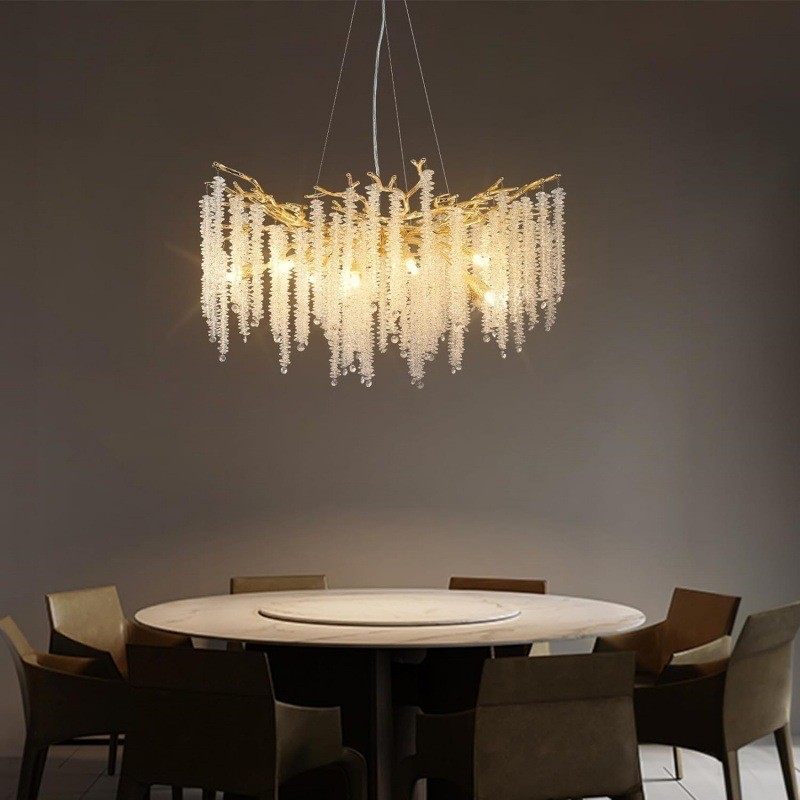 Modernes, exquisites Kristall-Kronleuchterlicht