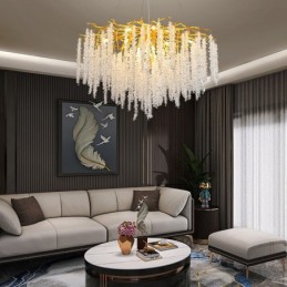 Modernes, exquisites Kristall-Kronleuchterlicht