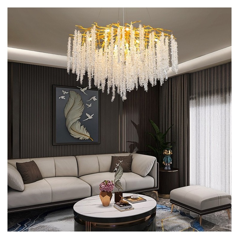 Modernes, exquisites Kristall-Kronleuchterlicht