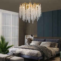 Modernes, exquisites Kristall-Kronleuchterlicht