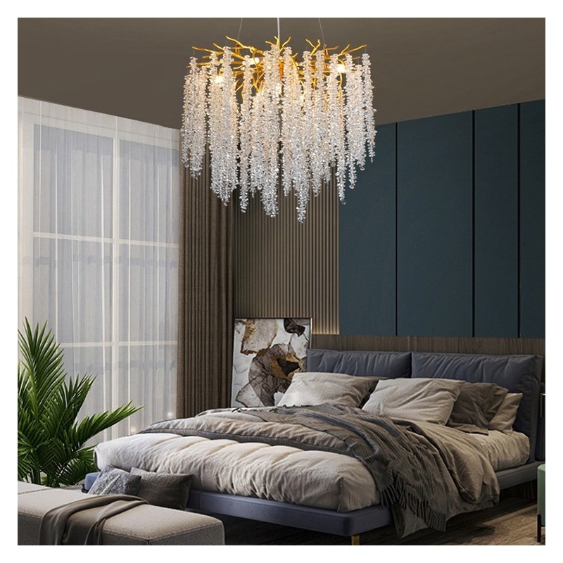 Modernes, exquisites Kristall-Kronleuchterlicht