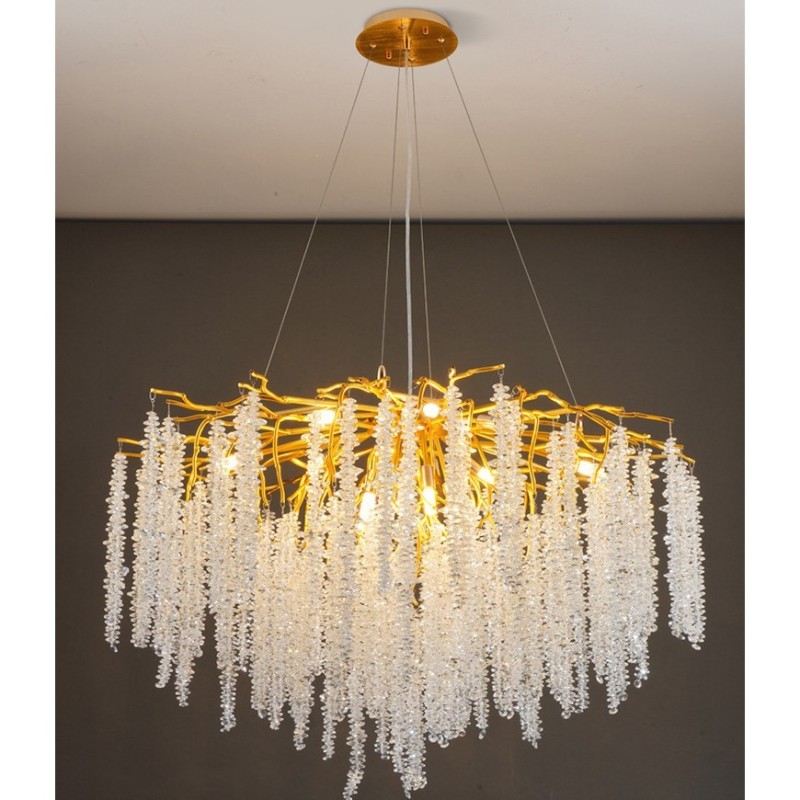 Modernes, exquisites Kristall-Kronleuchterlicht
