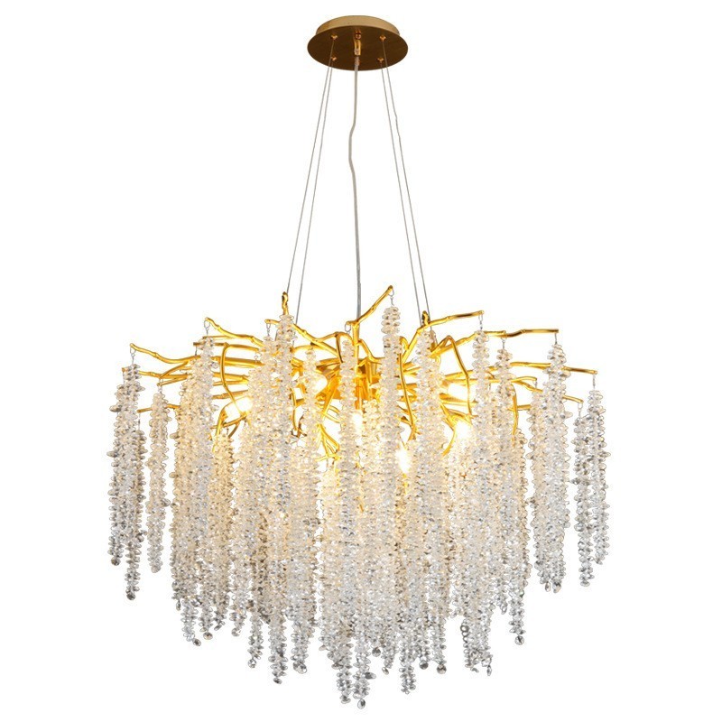 Modernes, exquisites Kristall-Kronleuchterlicht