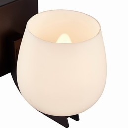 Eisen Wandleuchte mit Glasschirm Klassische Moderne Beleuchtung Wandleuchten