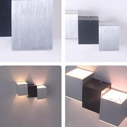 Mini-Stil Unterputz-Wandleuchten Moderne zeitgenössische Metall