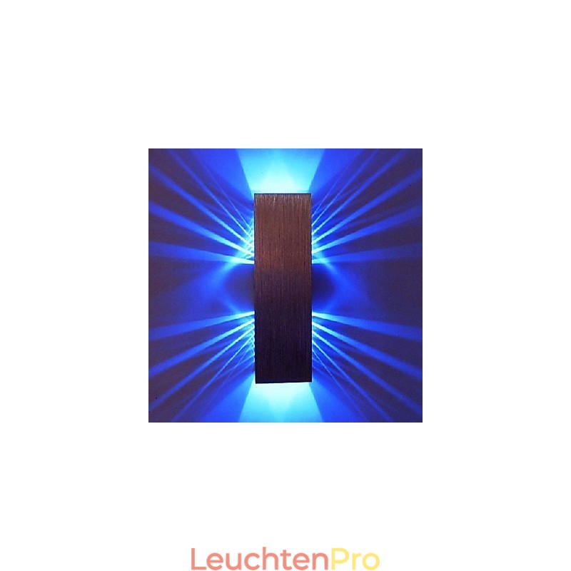 Moderne Wandleuchte mit Streulichtdesign, 2 kubische Schirme