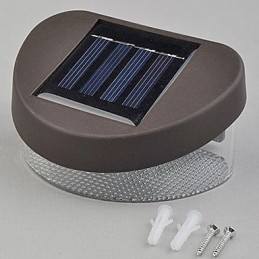 Weißes Licht Solar Licht Pfad Wand Landschaft Montieren Garten Zaun Licht