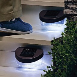 Weißes Licht Solar Licht Pfad Wand Landschaft Montieren Garten Zaun Licht