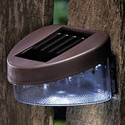 Weißes Licht Solar Licht Pfad Wand Landschaft Montieren Garten Zaun Licht