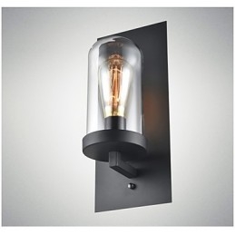Rustikalen Stil Armaturen Eisen Glas Wand Leuchte Retro Wand Lampe Licht Von UNS