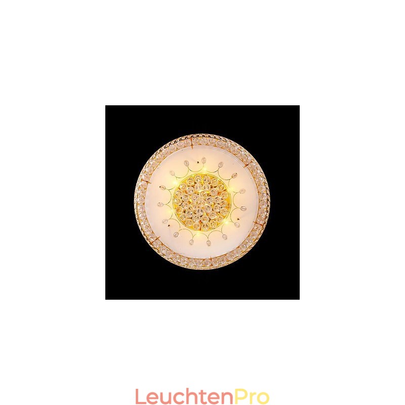 Runde Kristall absorbierende Kuppelleuchte Deckenleuchte Durchmesser 80CM Enthält 15 Glühbirnen