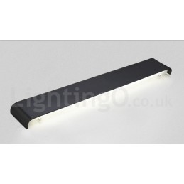 Lange moderne zeitgenössische Wandlampen & Wandleuchten für den Innenbereich, Metall-Wandleuchte, IP 44, für Badezimmer, Schlafzimmer, Wohnzimmer