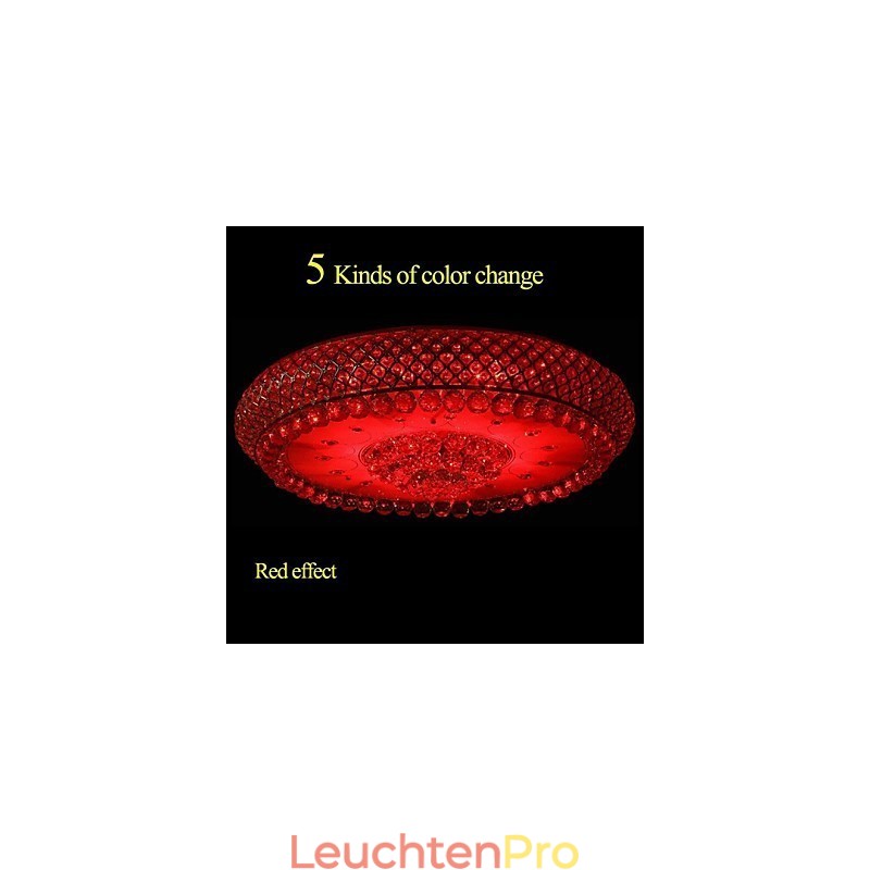 Runde Kristall absorbierende Kuppelleuchte Deckenleuchte Durchmesser 80CM Enthält 15 Glühbirnen