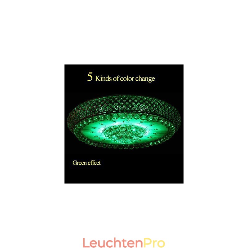 Runde Kristall absorbierende Kuppelleuchte Deckenleuchte Durchmesser 80CM Enthält 15 Glühbirnen