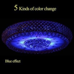 Runde Kristall absorbierende Kuppelleuchte Deckenleuchte Durchmesser 80CM Enthält 15 Glühbirnen