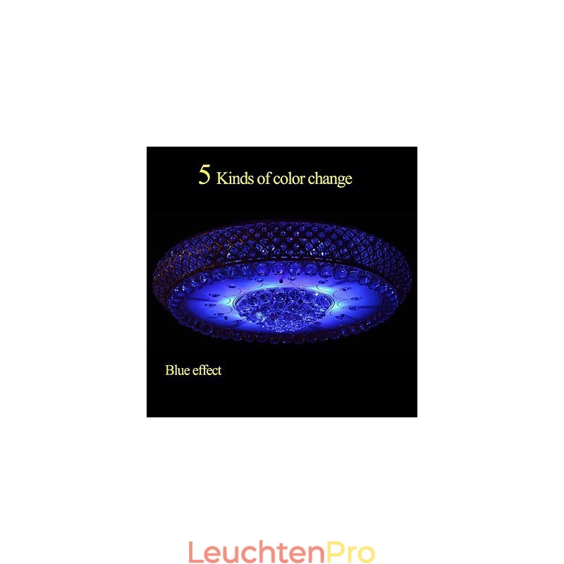 Runde Kristall absorbierende Kuppelleuchte Deckenleuchte Durchmesser 80CM Enthält 15 Glühbirnen