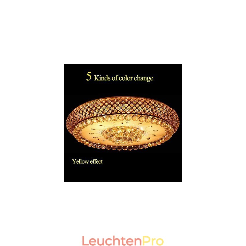 Runde Kristall absorbierende Kuppelleuchte Deckenleuchte Durchmesser 80CM Enthält 15 Glühbirnen