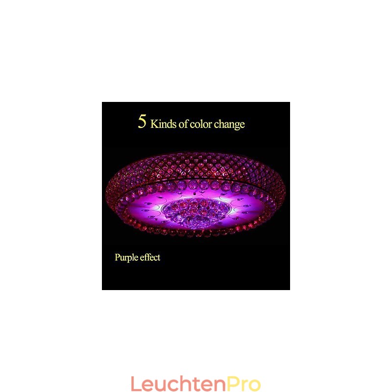 Runde Kristall absorbierende Kuppelleuchte Deckenleuchte Durchmesser 80CM Enthält 15 Glühbirnen