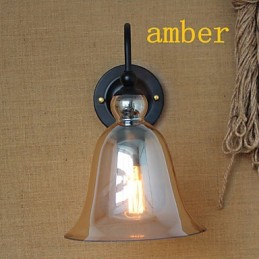 Amerikanischen Ländlichen Landschaft Pastoralen Minimalistischen Wohnzimmer Flur Dekoriert Glas Wand Leuchte