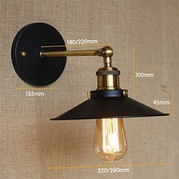 Retro Minimalistischen Industriellen Stil Villa Vor Der Kirche Gang Regenschirm Schwarz Kleid Dekoriert Wand