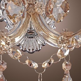 Elegante Kristall-Wandleuchte mit 2 Lichtern