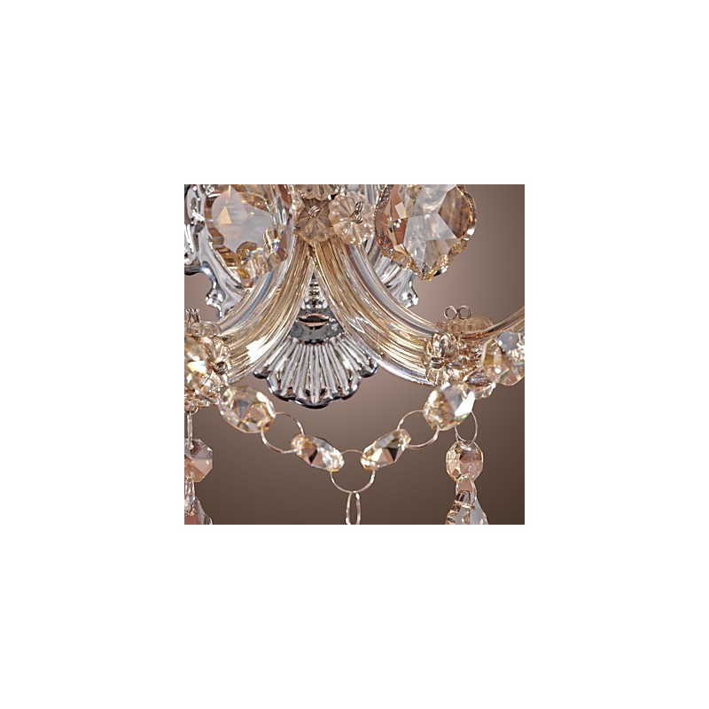 Elegante Kristall-Wandleuchte mit 2 Lichtern