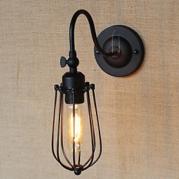 Amerikanischen Land Wohnzimmer Lampe Schlafzimmer Balkon Minimalistischen Matt Schwarz Nacht Lampe Dekorative Kunst
