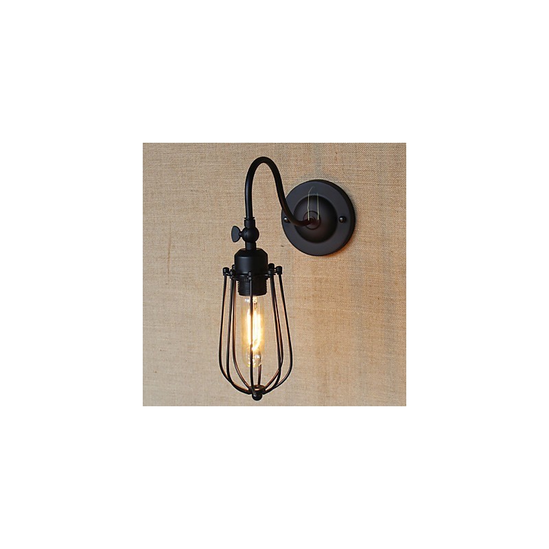 Amerikanischen Land Wohnzimmer Lampe Schlafzimmer Balkon Minimalistischen Matt Schwarz Nacht Lampe Dekorative Kunst