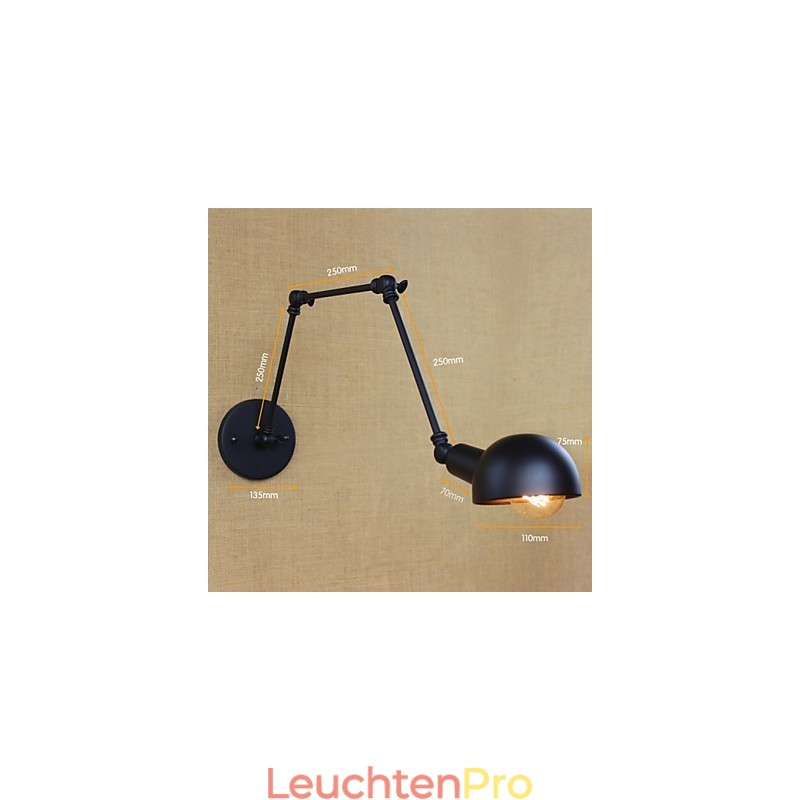 Retro Industriellen Stil Gang Treppe Korridor Langarm Wandleuchte Schmiedeeisen Balkon Restaurant Bar