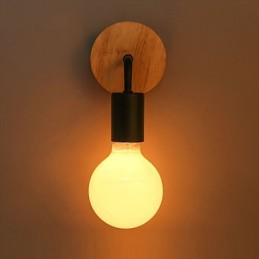 110V 220V EISEN Edison Innenwandleuchte Flur Treppenhäuser Leuchte Birne Lampe Leuchte Schwarz Weiß