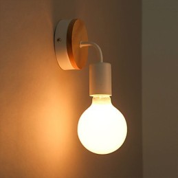 110V 220V EISEN Edison Innenwandleuchte Flur Treppenhäuser Leuchte Birne Lampe Leuchte Schwarz Weiß