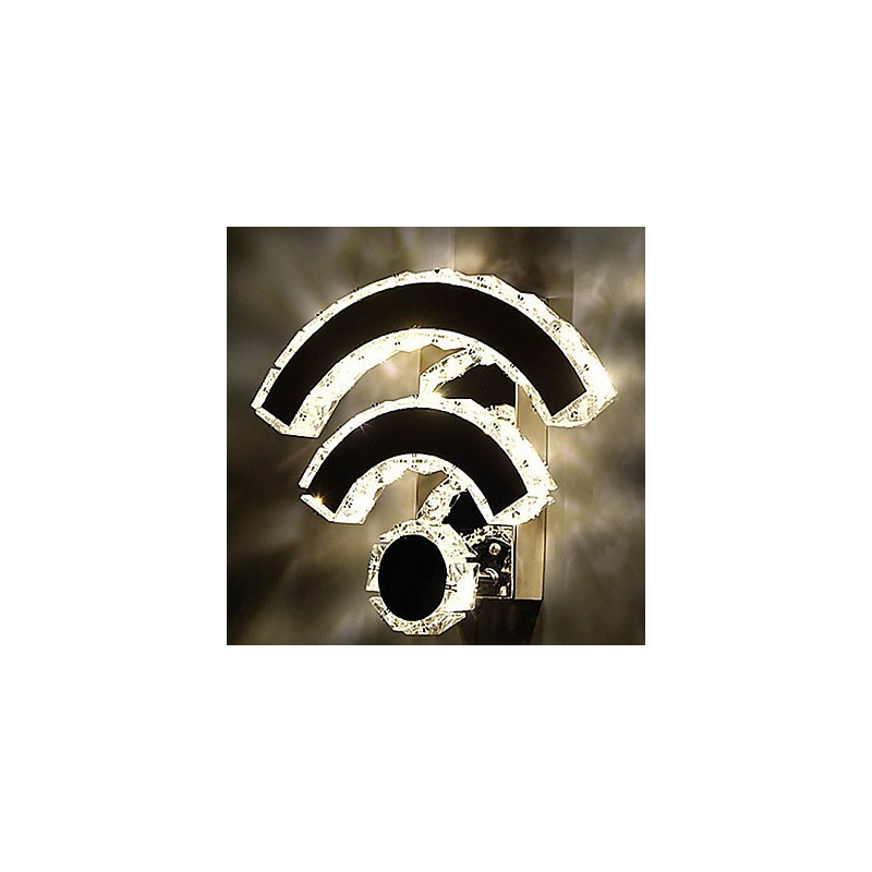 WIFI Kristall Wandleuchten Kristall Moderne Zeitgenössische Bett Wohnzimmer Hotel