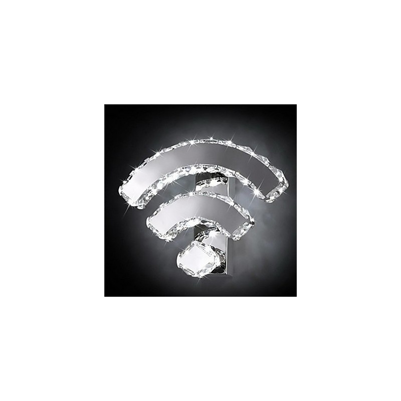 WIFI Kristall Wandleuchten Kristall Moderne Zeitgenössische Bett Wohnzimmer Hotel