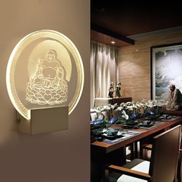 Acryl Wandleuchte PVC Lampe Licht Chip Moderne Zeitgenössische Metall
