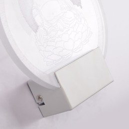 Acryl Wandleuchte PVC Lampe Licht Chip Moderne Zeitgenössische Metall