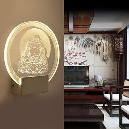 Acryl Wandleuchte PVC Lampe Licht Chip Moderne Zeitgenössische Metall