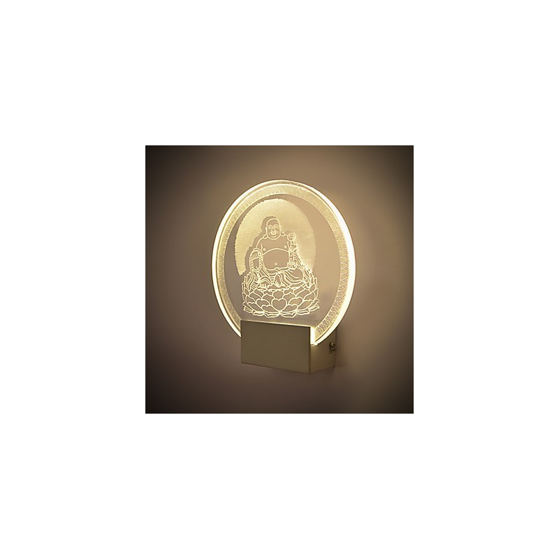 Acryl Wandleuchte PVC Lampe Licht Chip Moderne Zeitgenössische Metall