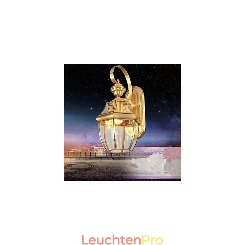 Gartenlampe Vollkupferlampe Außenlampe Wasserdichte Lampe A