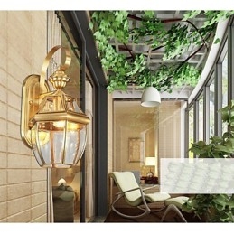 Gartenlampe Vollkupferlampe Außenlampe Wasserdichte Lampe A