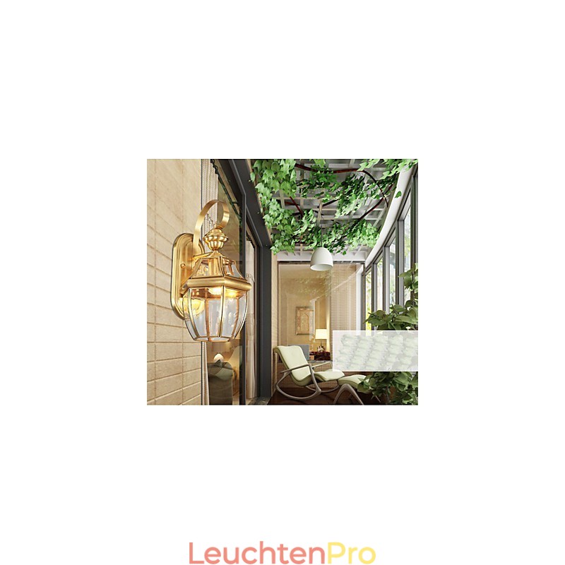 Gartenlampe Vollkupferlampe Außenlampe Wasserdichte Lampe A
