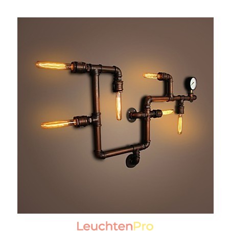 Wandleuchte Wandleuchter 6 Lichter Bronze Finish Industriellen Stil Rustikal Lodge Metall Wandleuchte Wandleuchter 6 Lichter Bronze Finish Industriellen Stil Rustikal Lodge Metall