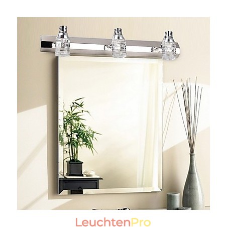 Moderne Wandleuchte mit Glasblasenschirm im Spiegelfrontstil Moderne Wandleuchte mit Glasblasenschirm im Spiegelfrontstil