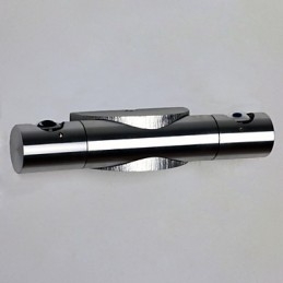 Moderne Wandleuchte mit Streulicht im Sci-Fi-Design