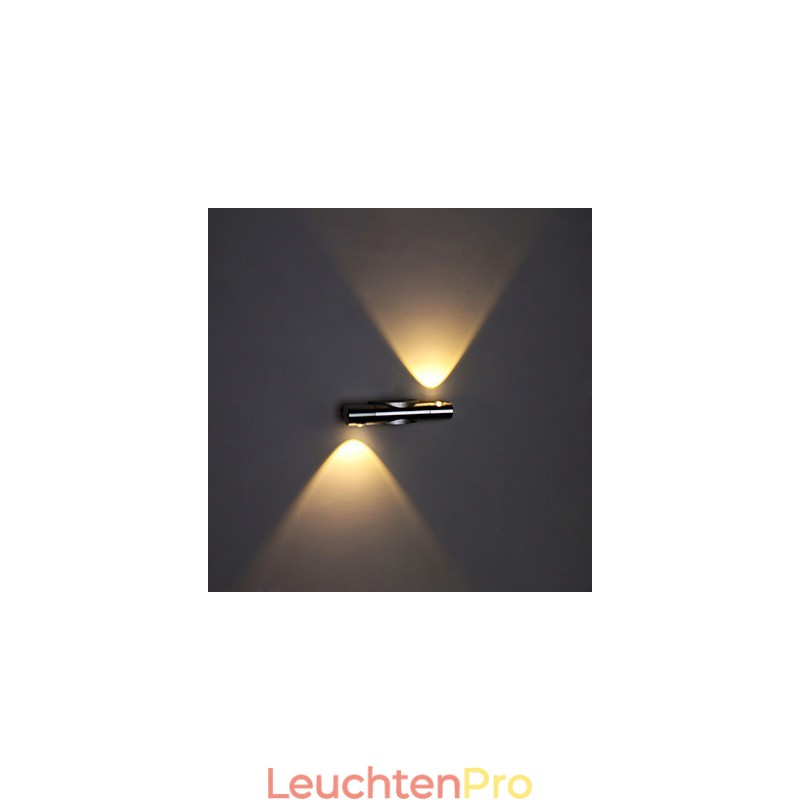 Moderne Wandleuchte mit Streulicht im Sci-Fi-Design