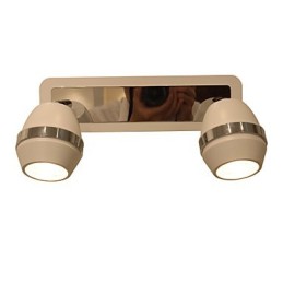 Moderne sphärische Chrom-Wandleuchten Badezimmerleuchten mit 2 Lichtern
