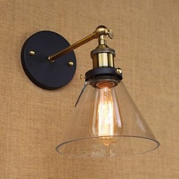 Industrielle Glockenform Amerikanischer Landhausstil Dekorative Wandleuchte