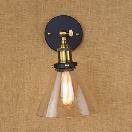 Industrielle Glockenform Amerikanischer Landhausstil Dekorative Wandleuchte